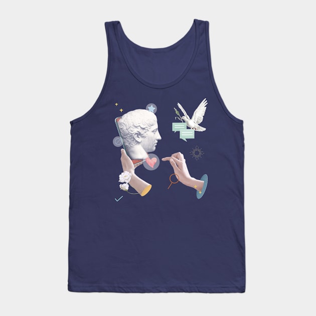 Online dating Concept Tank Top by Mako Design 